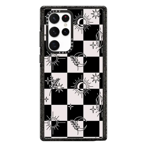 Witchy Checkered Print