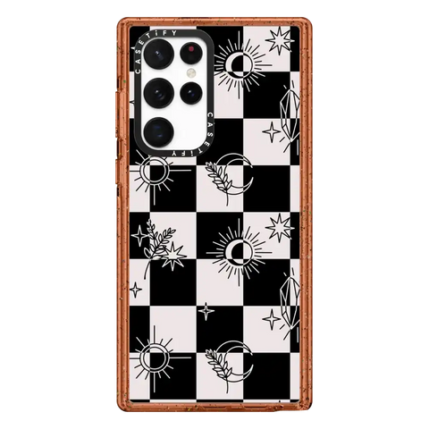 Witchy Checkered Print
