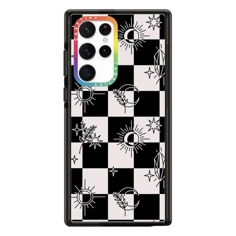 Witchy Checkered Print
