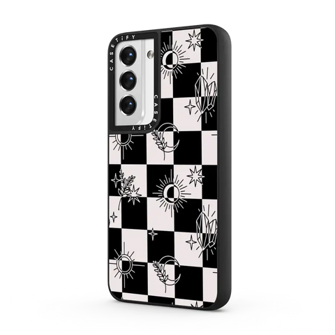 Witchy Checkered Print