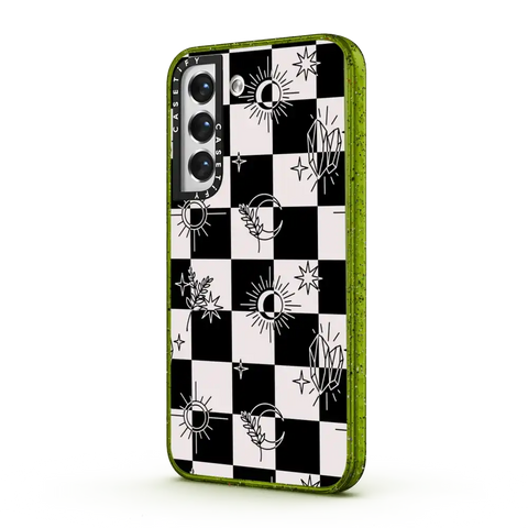 Witchy Checkered Print