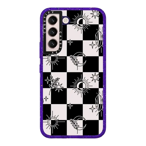Witchy Checkered Print