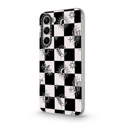 Witchy Checkered Print