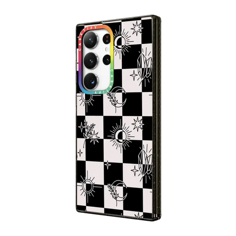 Witchy Checkered Print