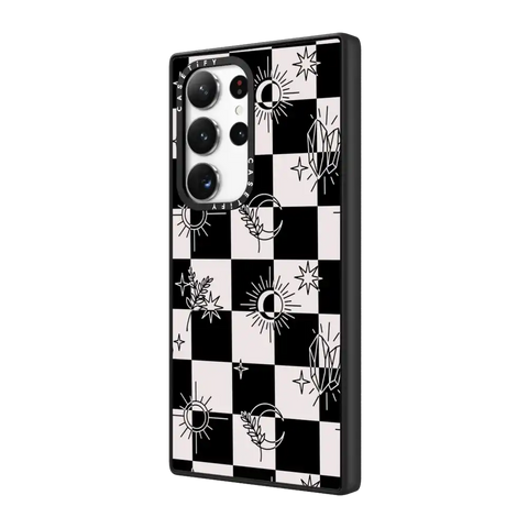 Witchy Checkered Print