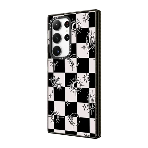 Witchy Checkered Print