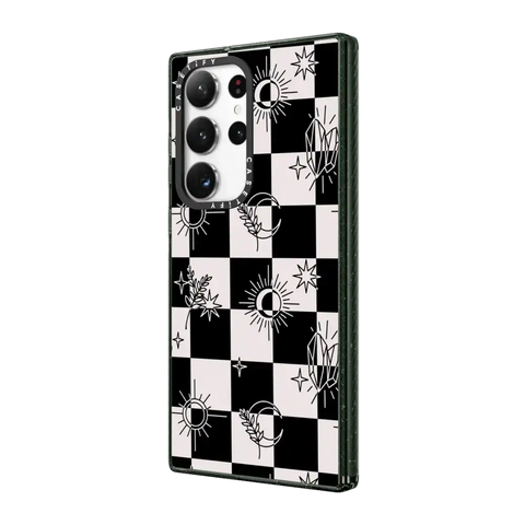 Witchy Checkered Print