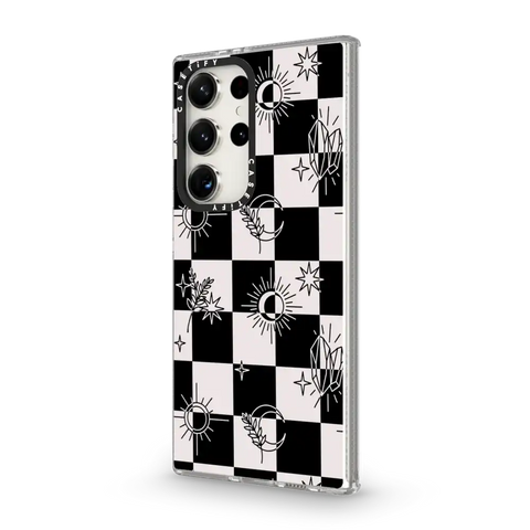 Witchy Checkered Print