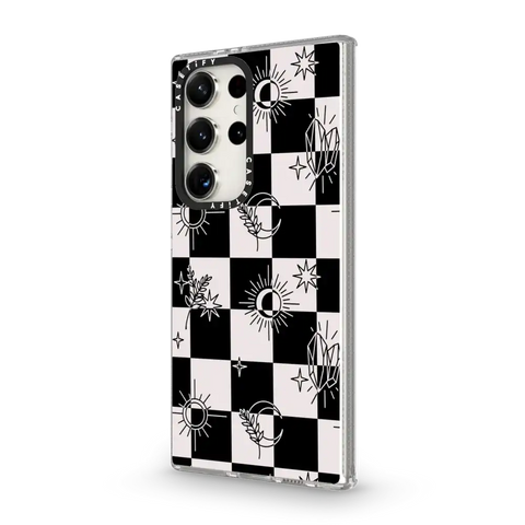 Witchy Checkered Print