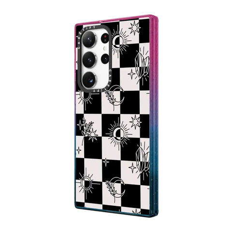 Witchy Checkered Print