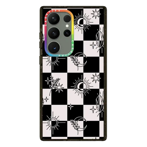 Witchy Checkered Print