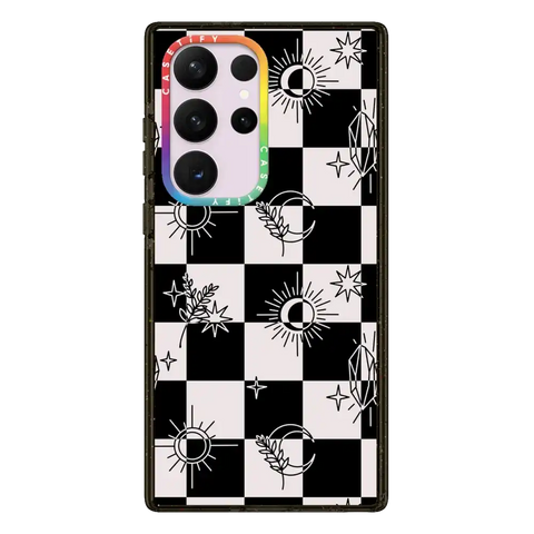 Witchy Checkered Print