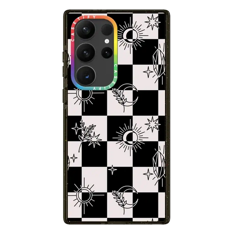 Witchy Checkered Print