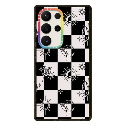 Witchy Checkered Print