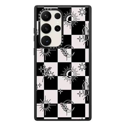 Witchy Checkered Print