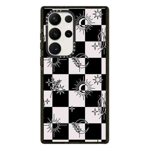 Witchy Checkered Print