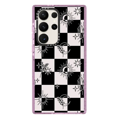 Witchy Checkered Print