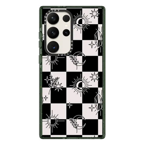 Witchy Checkered Print