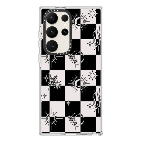 Witchy Checkered Print