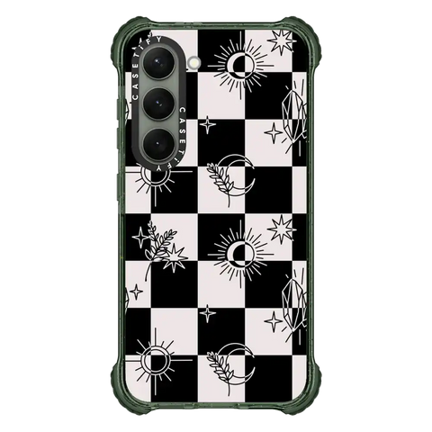 Witchy Checkered Print