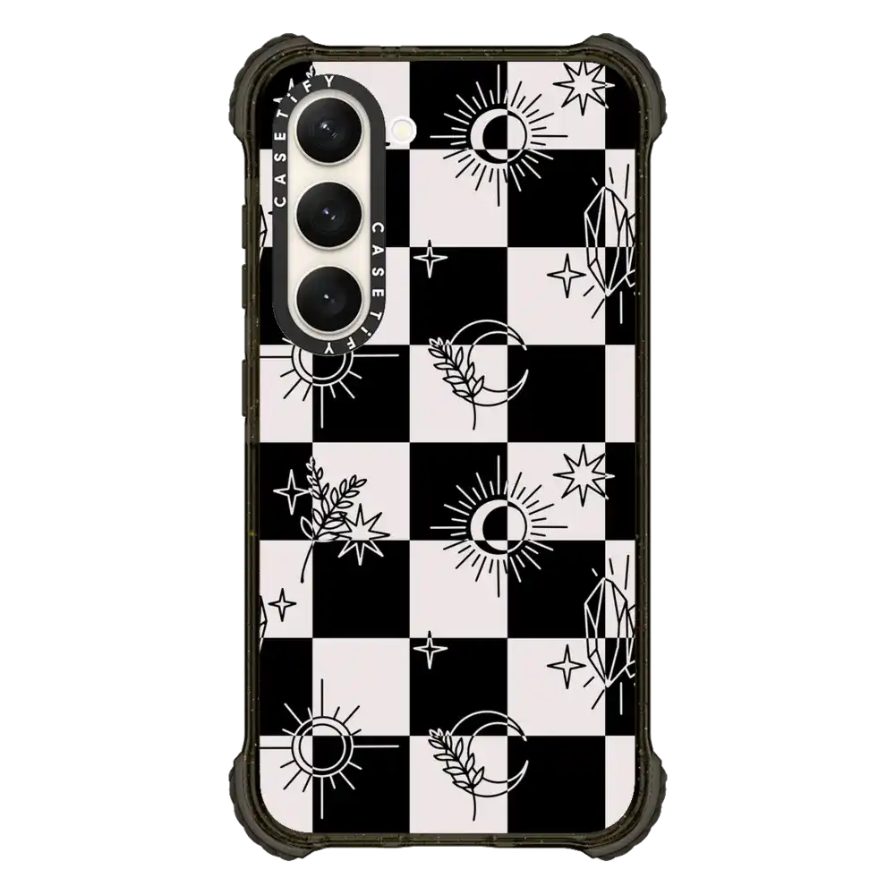 Witchy Checkered Print