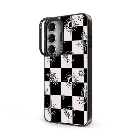 Witchy Checkered Print