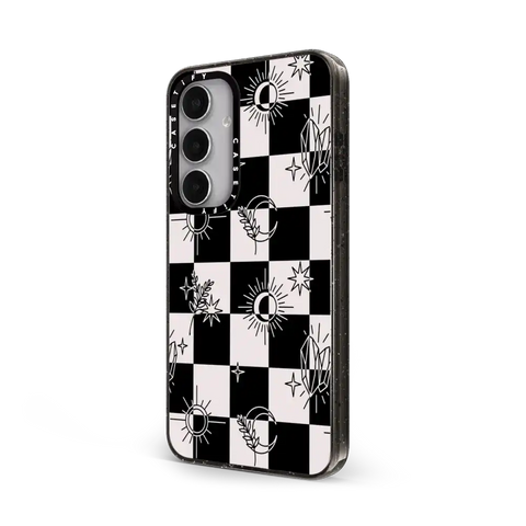 Witchy Checkered Print