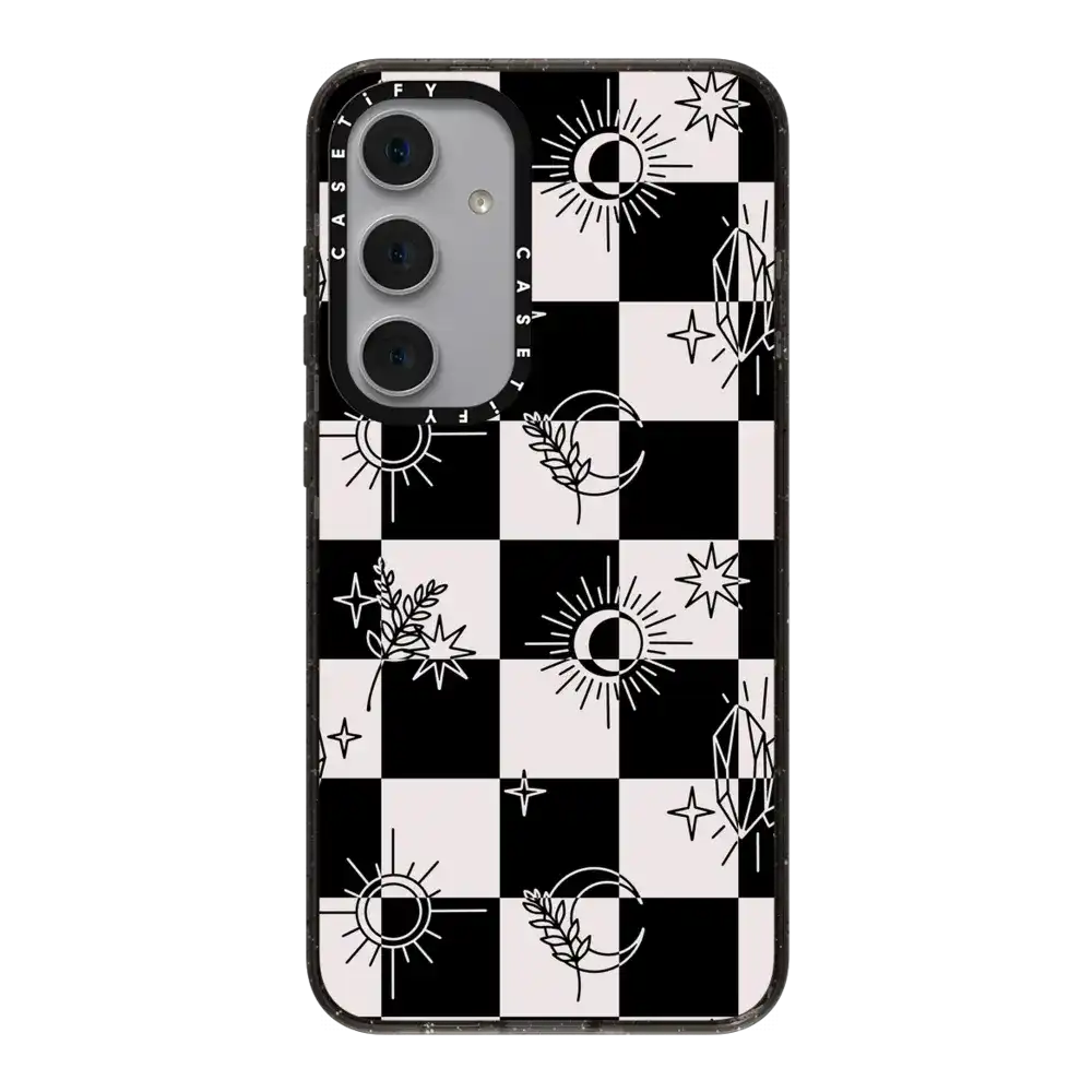 Witchy Checkered Print
