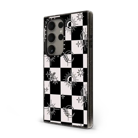 Witchy Checkered Print