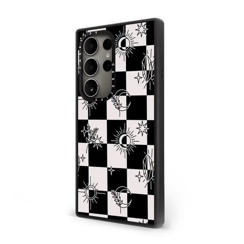 Witchy Checkered Print