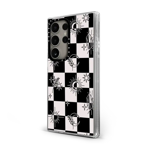 Witchy Checkered Print