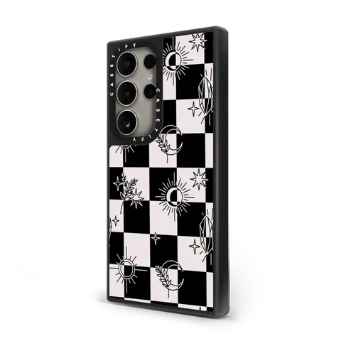 Witchy Checkered Print