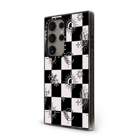 Witchy Checkered Print