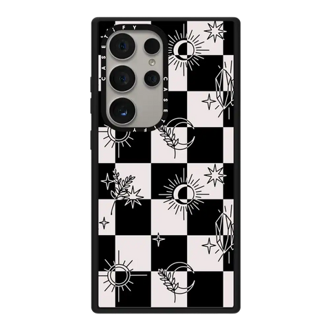 Witchy Checkered Print