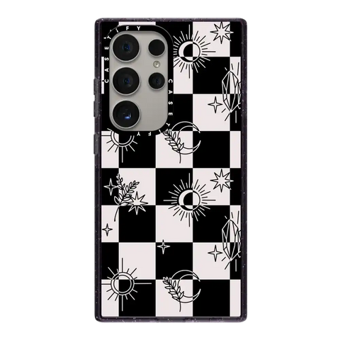Witchy Checkered Print
