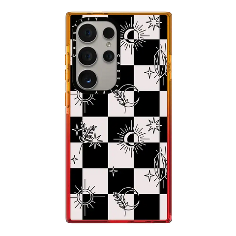 Witchy Checkered Print