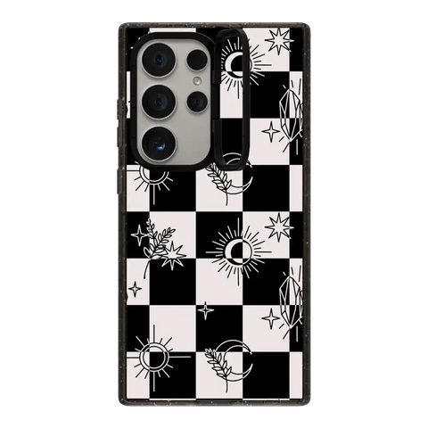 Witchy Checkered Print