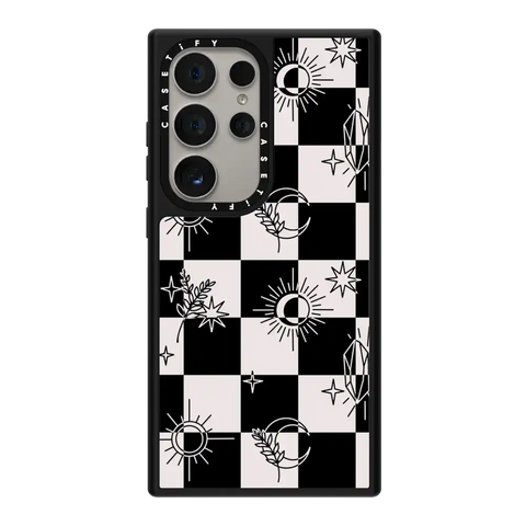 Witchy Checkered Print