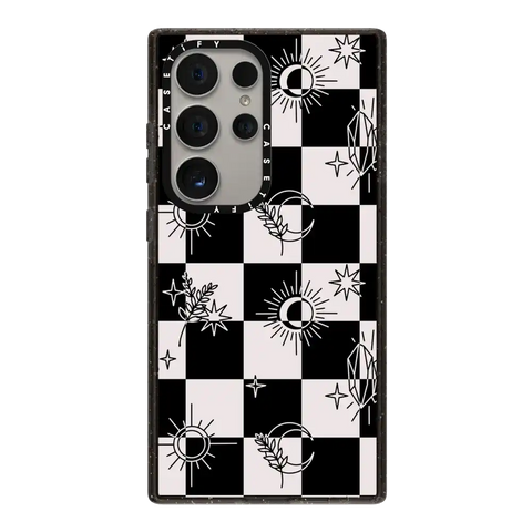 Witchy Checkered Print
