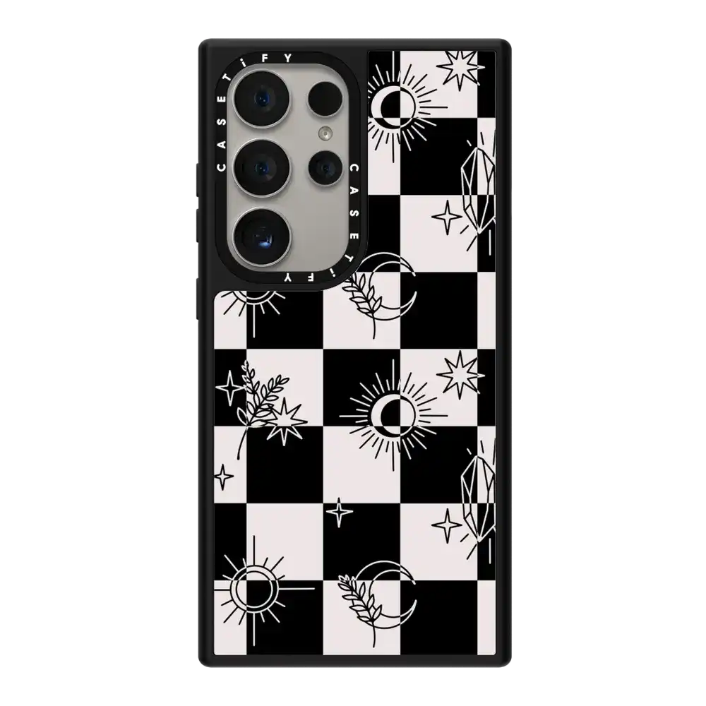 Witchy Checkered Print