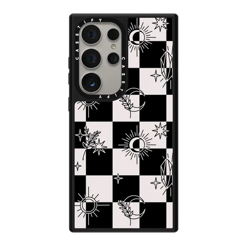 Witchy Checkered Print
