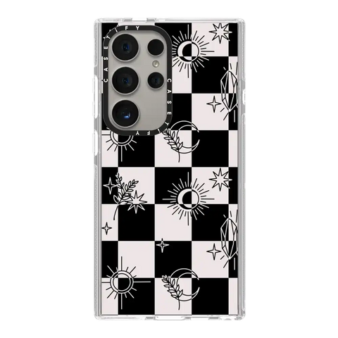 Witchy Checkered Print
