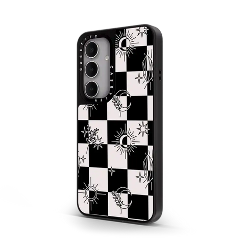 Witchy Checkered Print