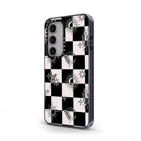 Witchy Checkered Print
