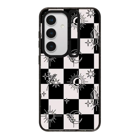 Witchy Checkered Print