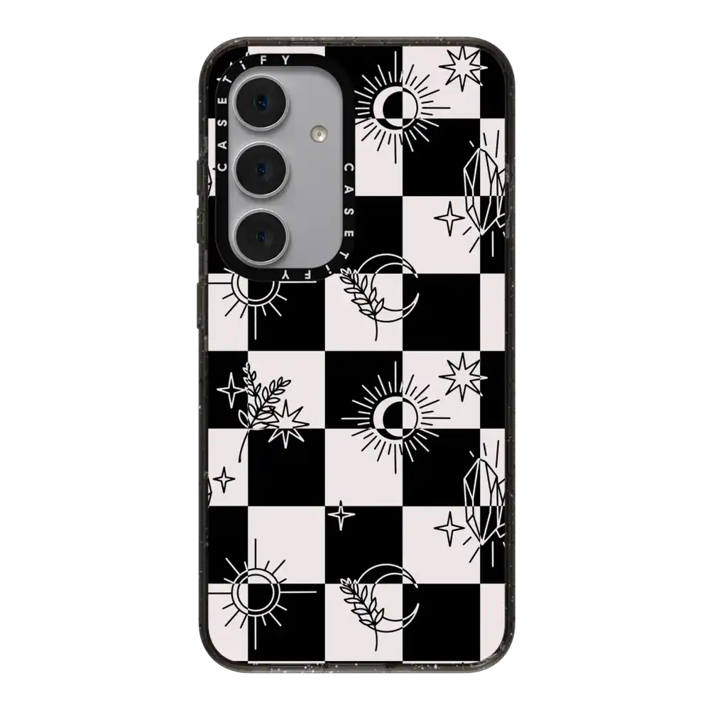 Witchy Checkered Print