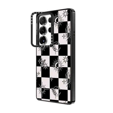 Witchy Checkered Print
