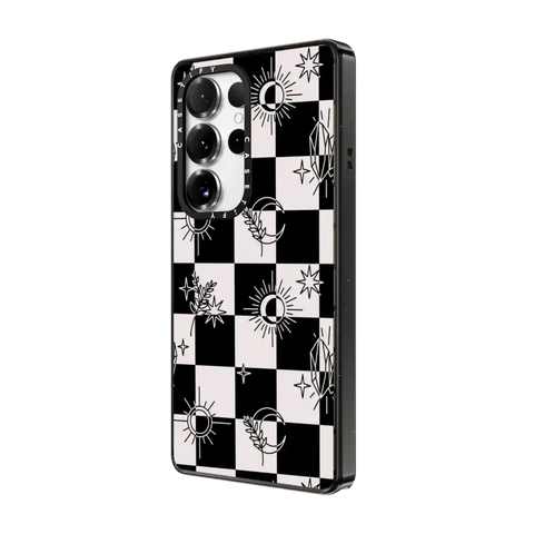 Witchy Checkered Print