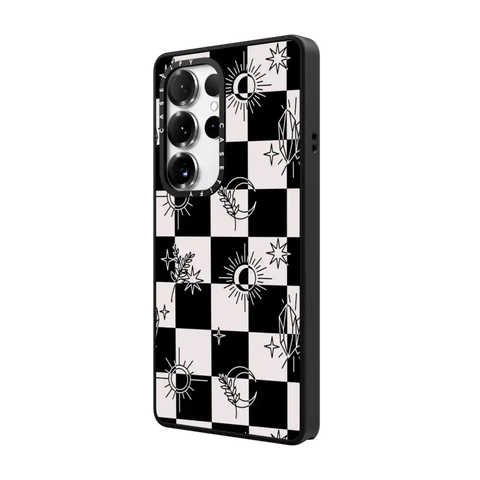 Witchy Checkered Print