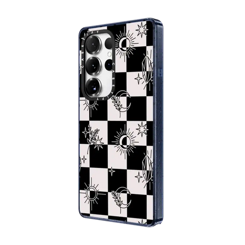 Witchy Checkered Print